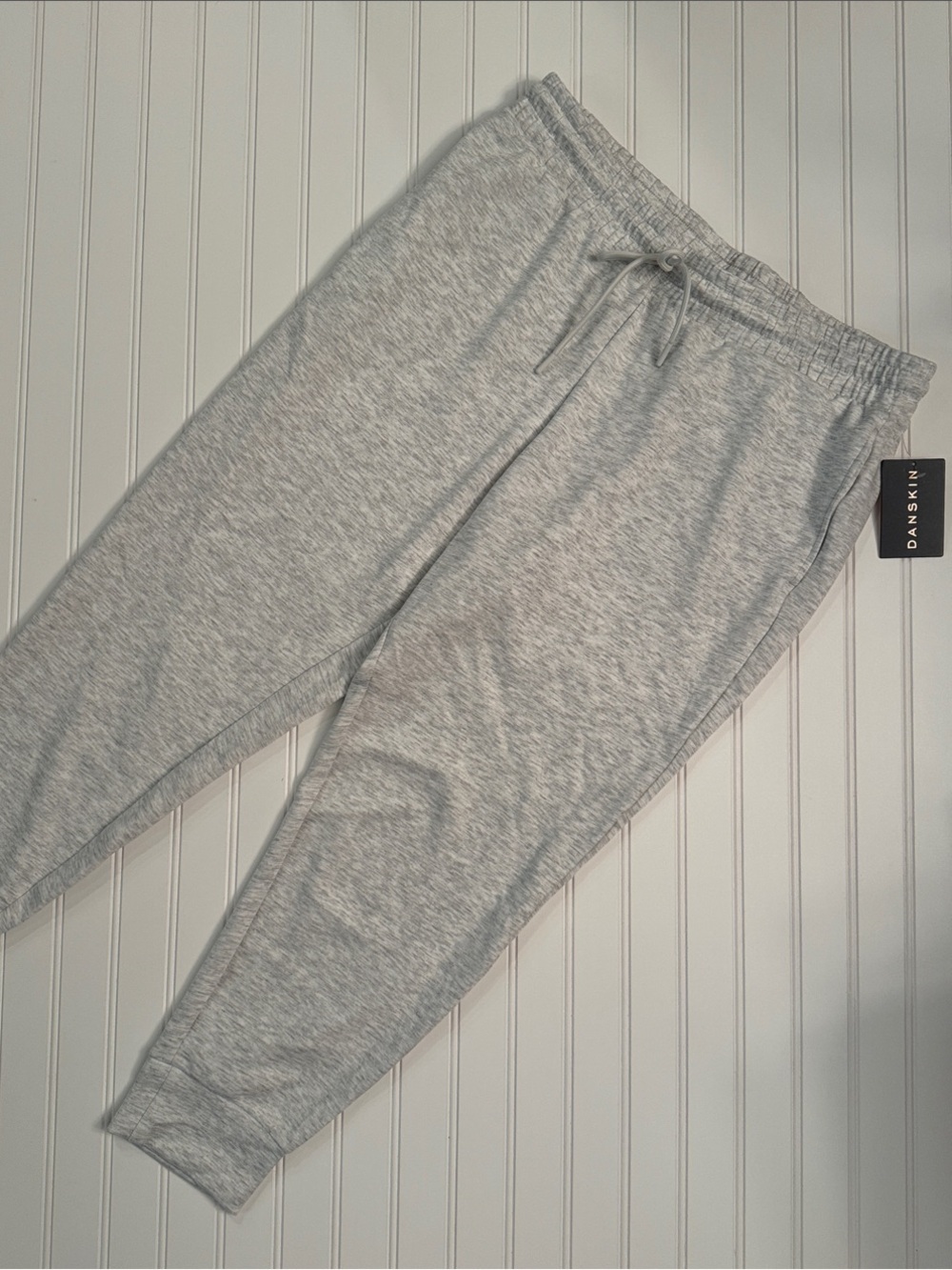 Danskin Women’s Cloud Scuba Jogger Sweatpants NWT Size XL Silver Heather